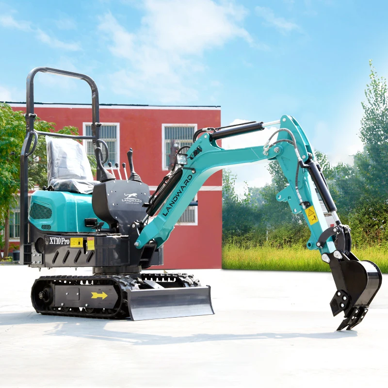 Fabricante de excavadoras agrícolas EPA/EURO5, miniexcavadora hidráulica de 1 tonelada, excavadora pequeña sobre orugas de 1000KG personalizable a la venta