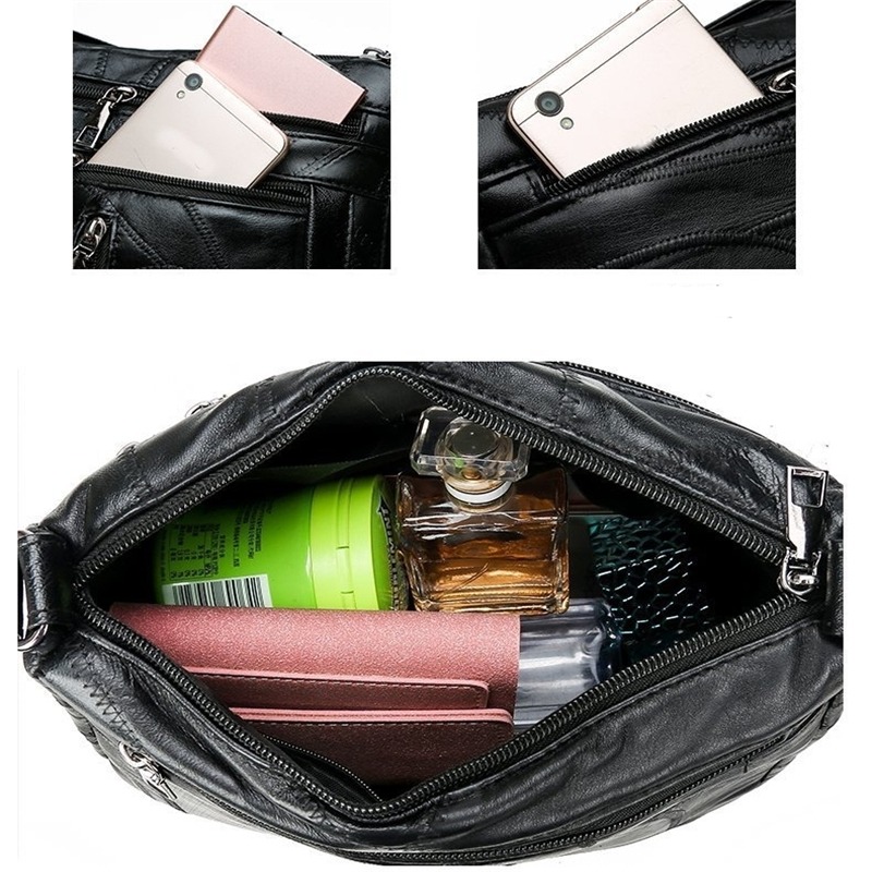 高級ソフトレザー女性のクロスボディハンドバッグハンドバッグフラワーマルチポケットクロスボディバッグママバッグレディースバックパック印刷 Ra