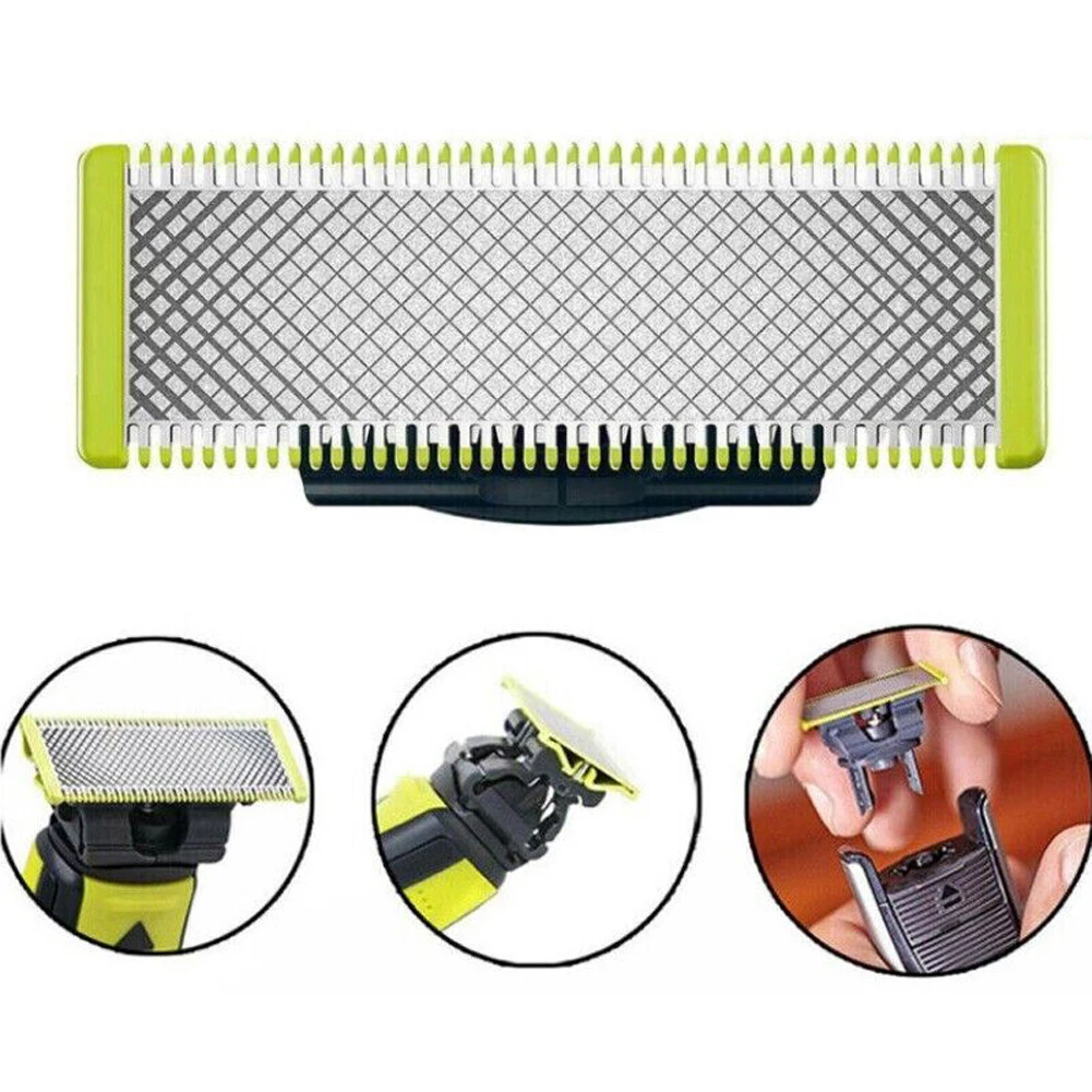 Lama di ricambio per trimmer con lama sostituibile per Philips OneBlade QP2520 QP2530 QP6510 QP6520