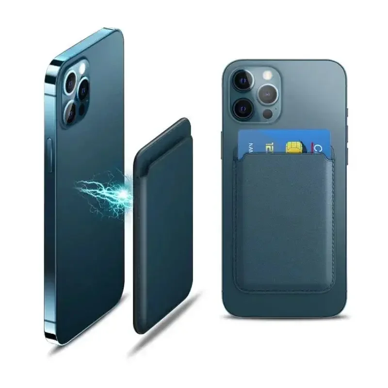 Custodia a portafoglio per carte in tessuto fine ufficiale con scatola per iPhone 15 Pro Max 15 Plus per Apple 14 13 12 Pro Robuste coperture magnetiche Magsafe