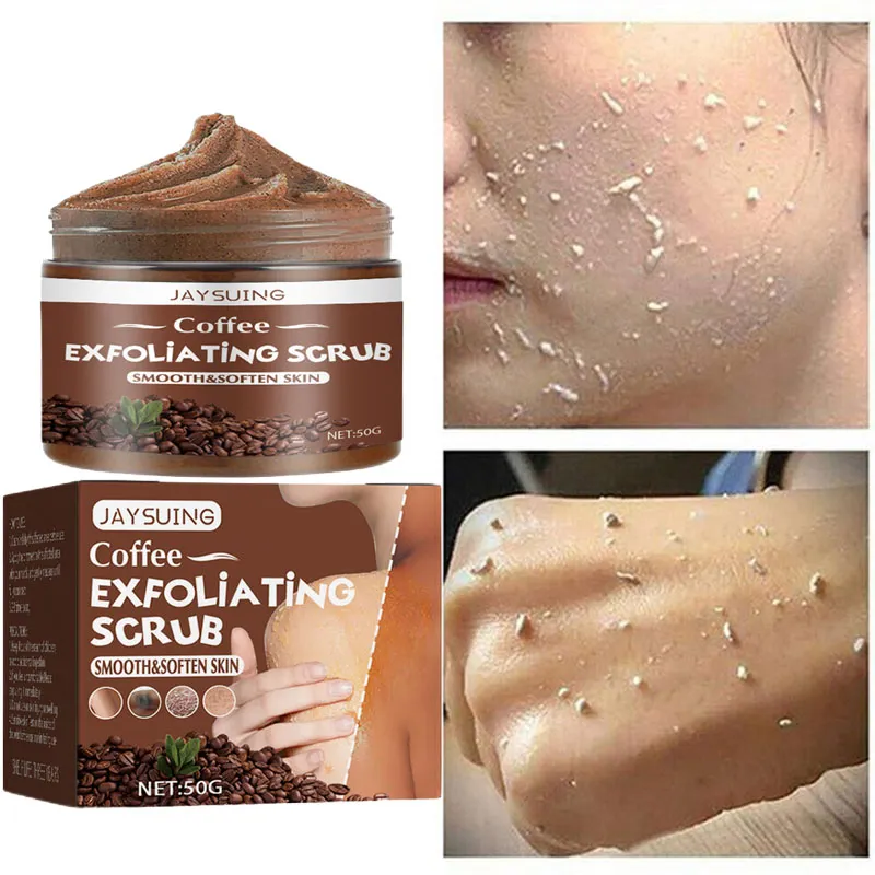 Kawa Peeling do ciała Krem Złuszczający Wybielacz Łokieć Pod pachami Kolano Melanina Pigmentacja Wybielanie Usuń martwy naskórek Peeling pod prysznic