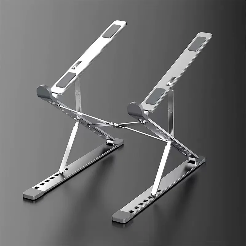 Soporte para ordenador portátil para Macbook, plegable, ajustable, de aluminio, para ordenador, Pc, tableta, portátil, disipación de calor