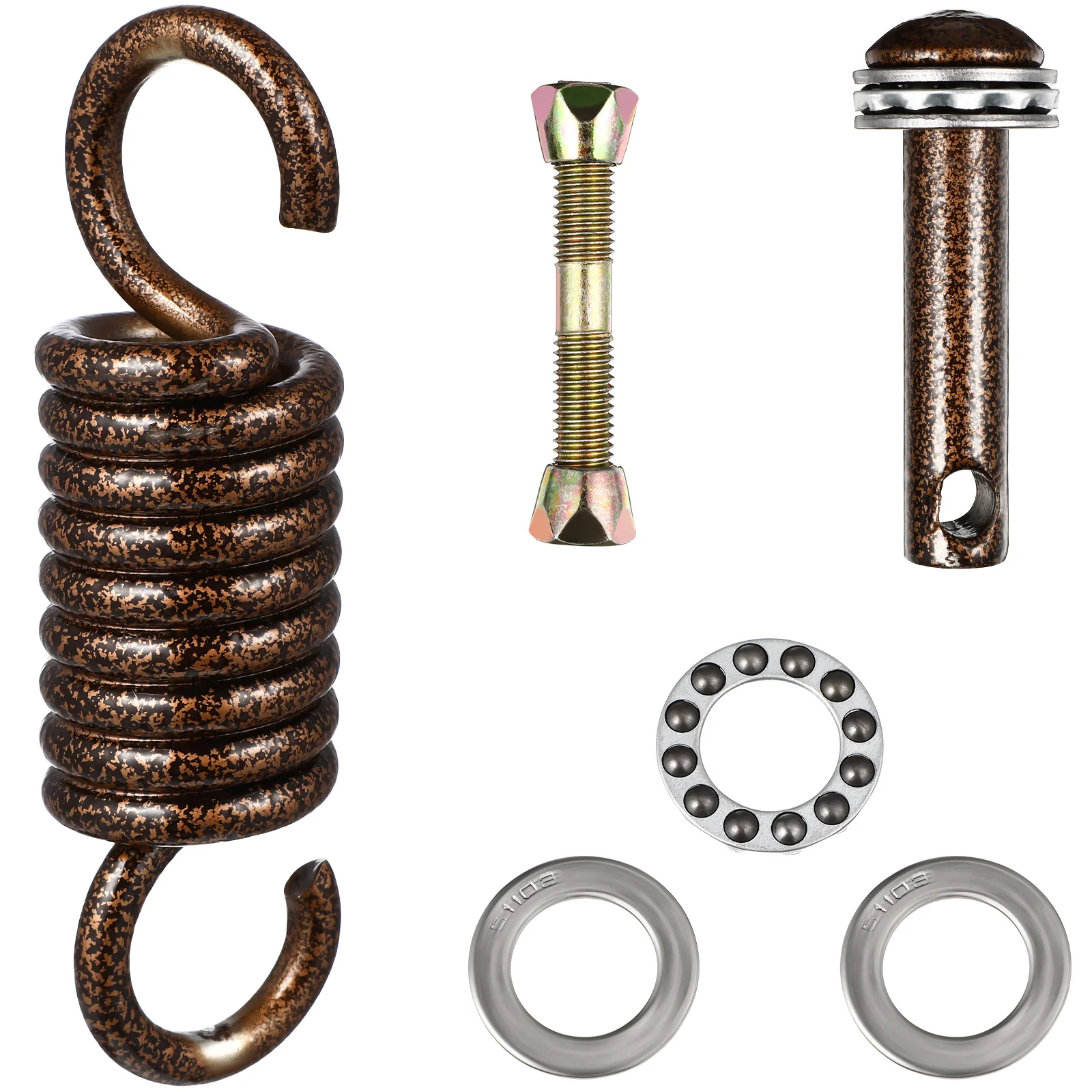 1 set Spring Hook Accessories Stainless Steel Hammock Chair Replacement Parts Swivel Hook For Swing Porch Frame Support System