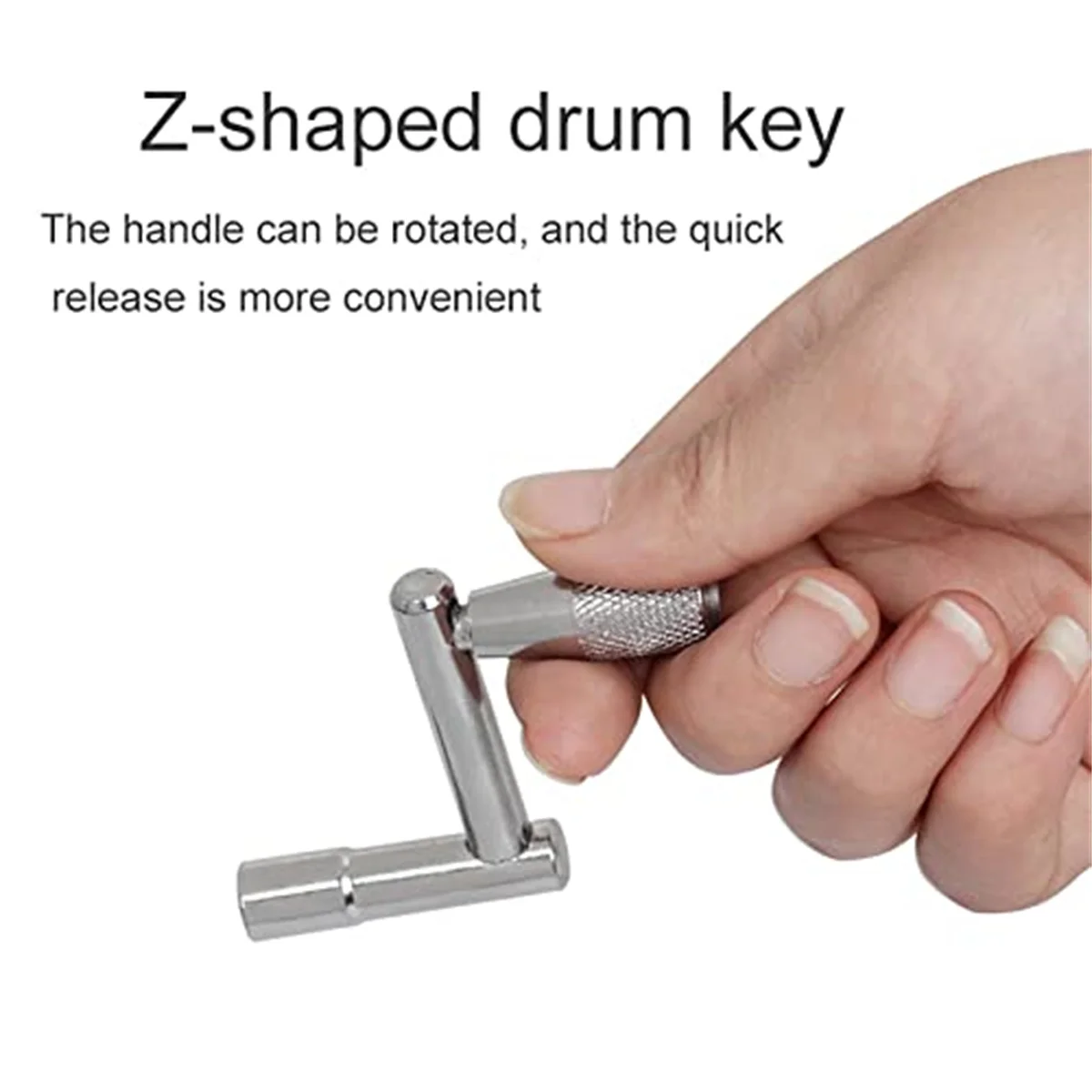 Miwayer Drum Keys Continuous Standard Motion Speed Key, Universal Drum Key Tuner Drum Tuning Key Percussion Hardware Tool