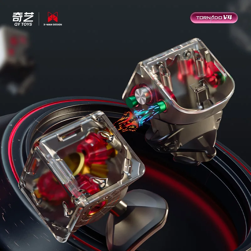 QiYi XMD Tornado V4 3x3x3 Pioneer UV เคลือบ Maglev ความเครียดบรรเทาปริศนา Racing Magic Cube ความเร็วเกมของเล่นเด็กของขวัญ