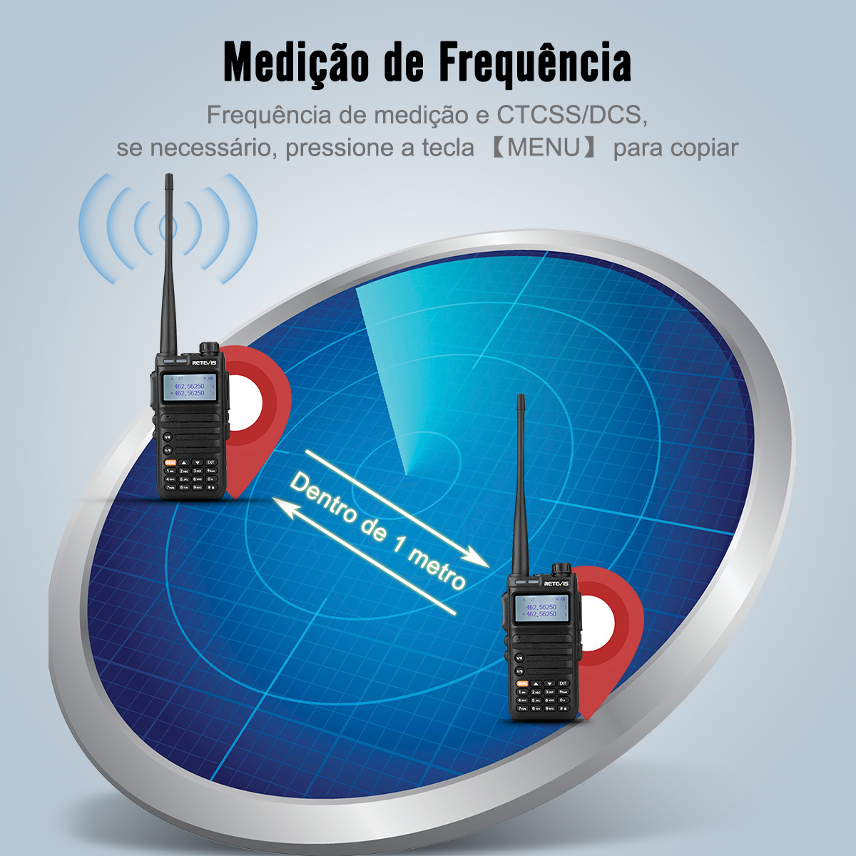 Retevis Radio Amador RA685 Longo Alcance Portátil Radio Comunicador Walkie Talkie Radio px Rádio Comunicador Longa Distância Profissional vhf uhf ht RA85 CHIRP
