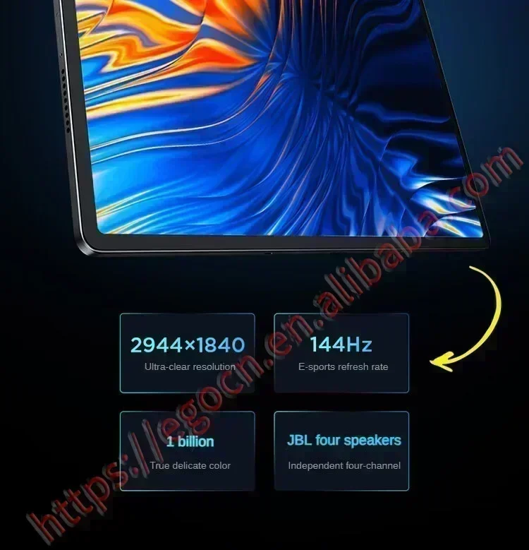 New Lenovo Xiaoxin Pad Pro 12.7 2nd 2025 Tablet Dimensity 8300 2.9k Resolution 144Hz Refresh Rate WIFI 10200mAh WIFI Android