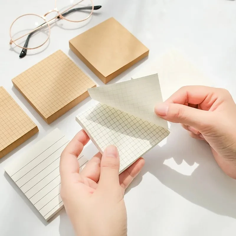 80 แผ่น Sticky Notes เครื่องเขียนสติกเกอร์สํานักงานบุ๊คมาร์ค Daily Planning เคล็ดลับโรงเรียนโน้ตบุ๊ค