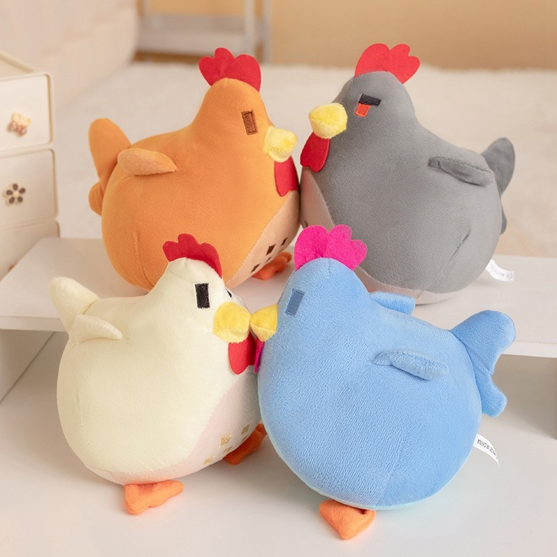 ไก่น่ารักตุ๊กตาสัตว์ตุ๊กตาของเล่นน่ารักนุ่มไก่ Rooster ของเล่น Plushies และของขวัญ - ของขวัญที่สมบูรณ์แบบสําหรับเด็ก, ของขวัญอีสเตอร์