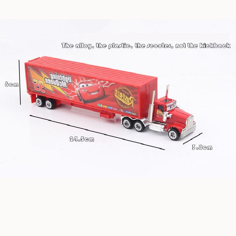 6-7 stks/set Disney Pixar Auto 3 Lightning Mcqueen Oom Truck Jackson Storm 1:55 Diecast PVC Auto model Speelgoed Kinderen Jongen Xmas Kid Gift