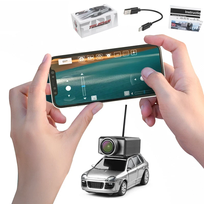 WLtoys 6401 Mini RC Cars 1:64 z kamerą 720P FPV, kontrola aplikacji Wifi, 2025 Nowy RC Racing Car Toy, prezenty dla dzieci dla chłopców i dziewczynek