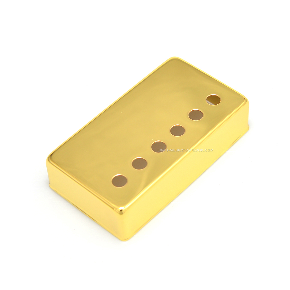 2 uds Humbucker LP cubierta de pastilla de guitarra cubiertas cromadas 50mm espaciado de polos para guitarra eléctrica LP 50mm 52mm