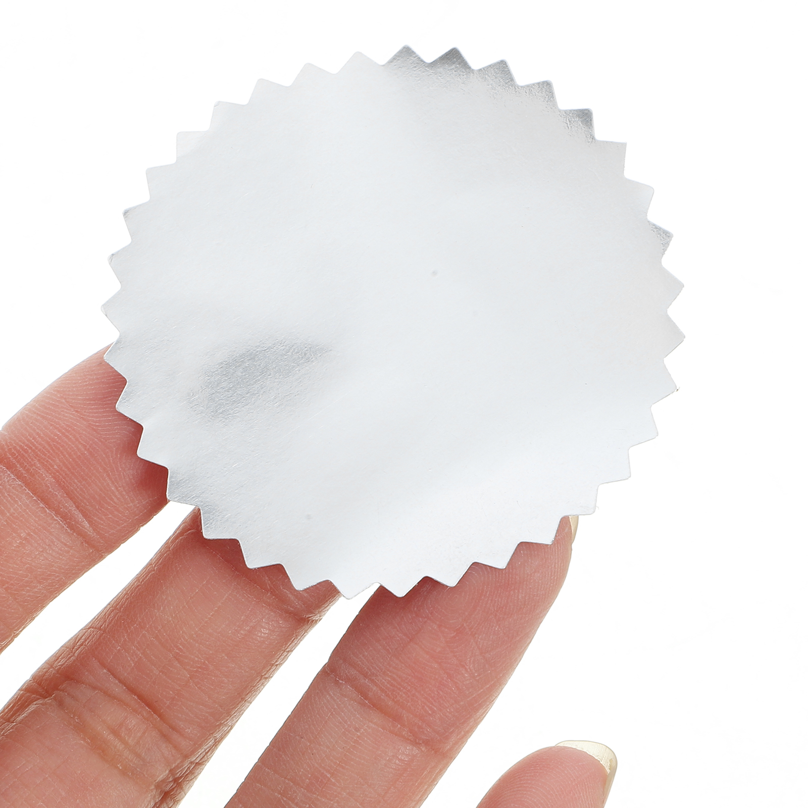 ซองจดหมายสติกเกอร์แสตมป์เปล่าสติกเกอร์เหรียญใบรับรองเหรียญประกาศนียบัตรแท็บ Creative The