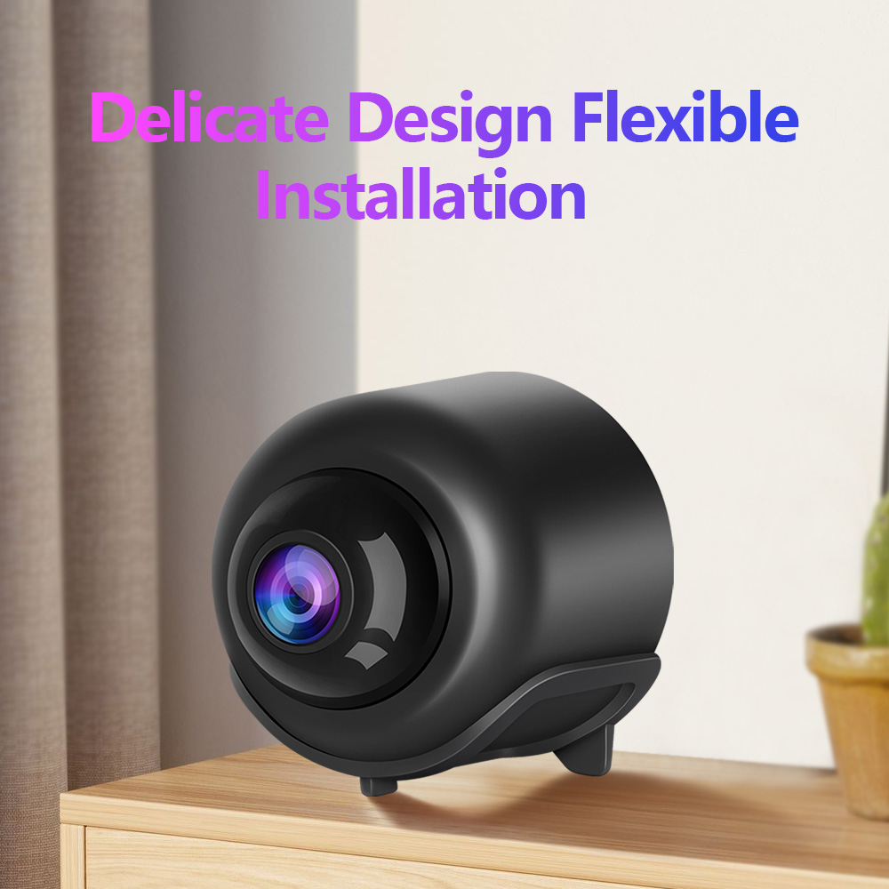 Mini câmera sem fio wi fi monitor do bebê segurança interna vigilância câmera de visão noturna câmera ip gravador