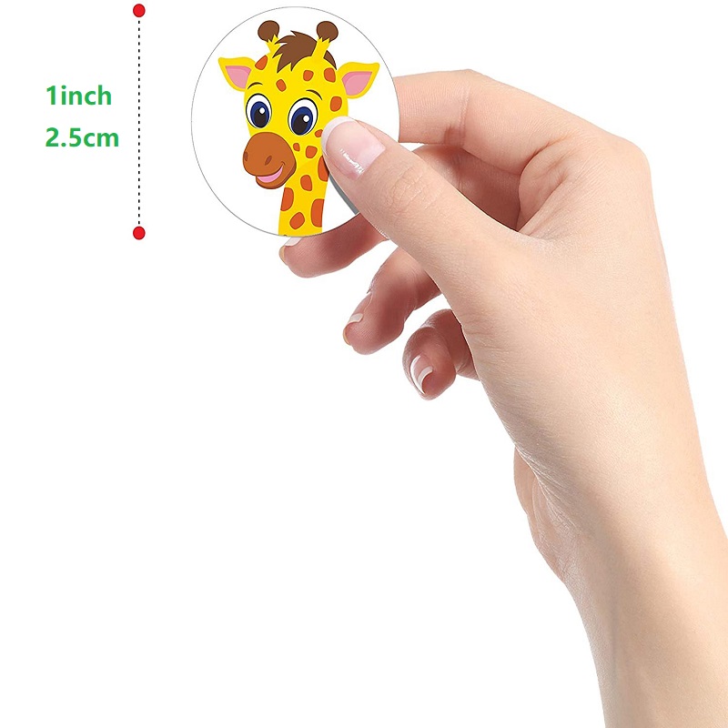 100-500pc ステッカー子供のためのローリングアニマルロール犬ステッカー小型包装パックステッカーフォトカード装飾ラベル