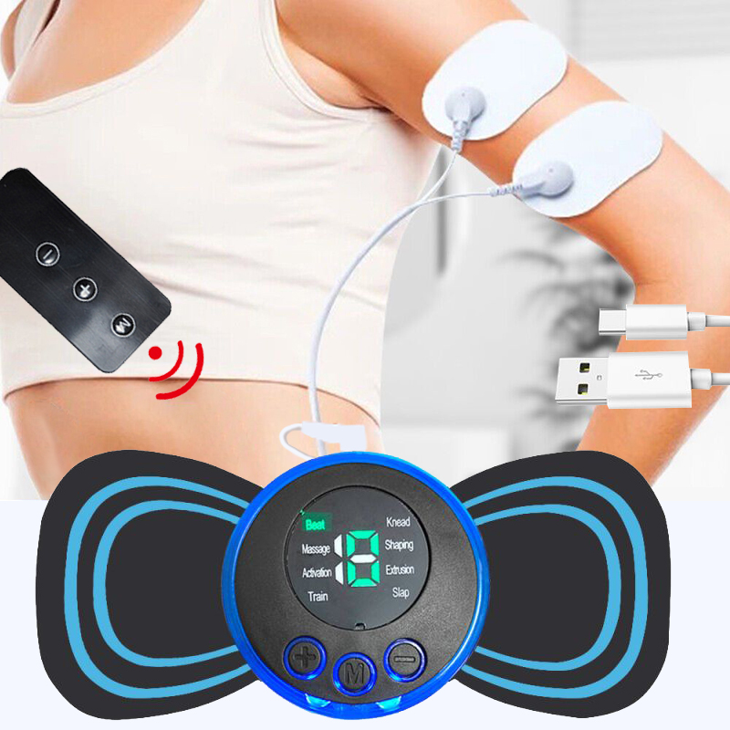 Mini toppa per massaggiatore elettrico portatile intelligente per il collo per massaggiatore per schiena e spalle con imbottitura e telecomando