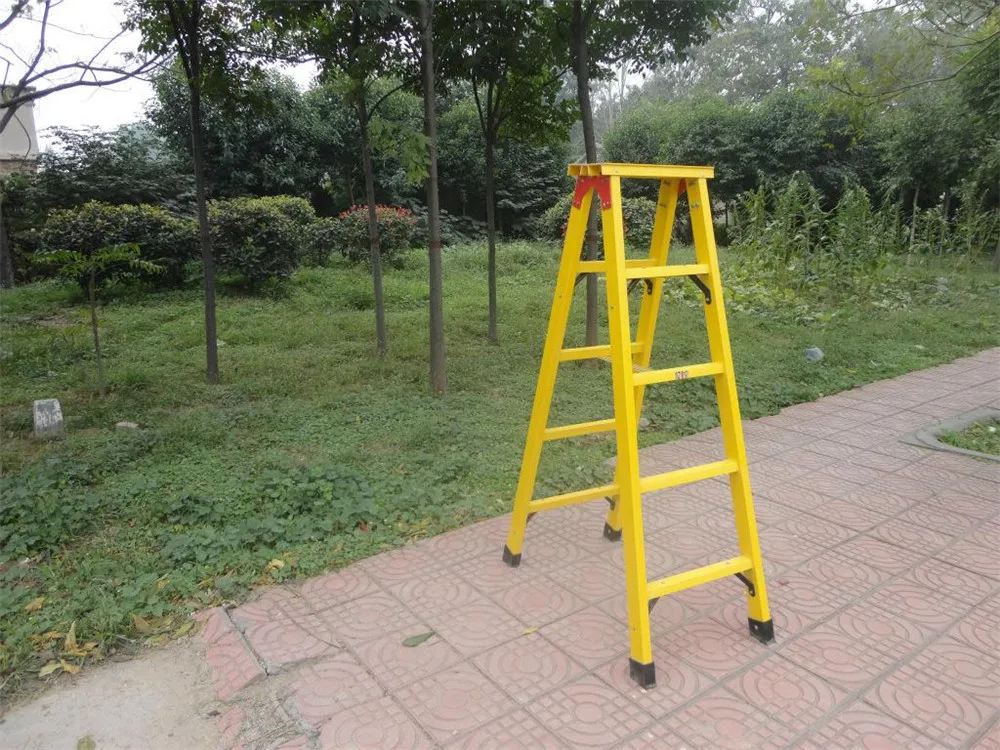 Servicio de procesamiento de corte personalizable con escalera telescópica de fibra de vidrio en espiga aislada FRP