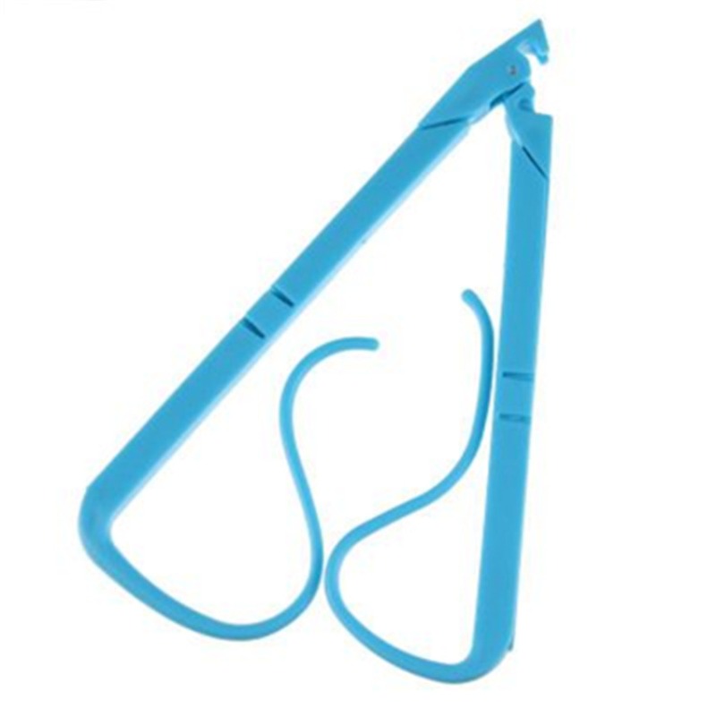 Creative Foldable Blue / Pink Plastic Book Page Stand Anti-autoturn-page Book fixed clip Student Bookmark Convenient Read Gadget
