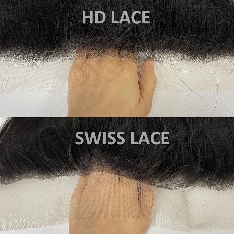 ブラジルのナチュラルヘアウィッグ,ストレートヘア,HD,事前に抜いたヘアライン,13x4, 150%,新品