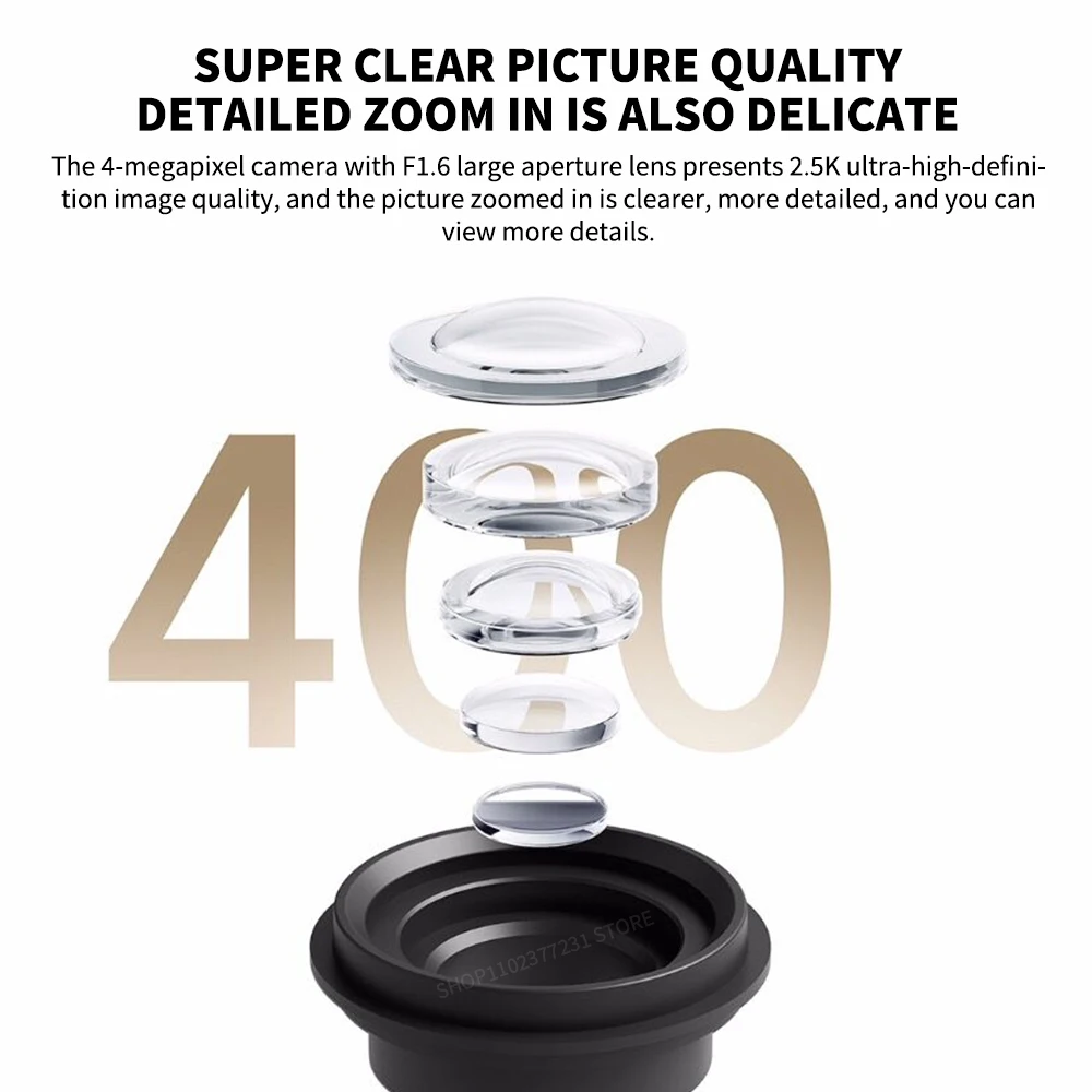 Cámara exterior XIAOMI CW300 2,5 K visión nocturna a todo Color 4 millones de píxeles IP66 seguimiento humano sonido y luz advertencia llamada de voz