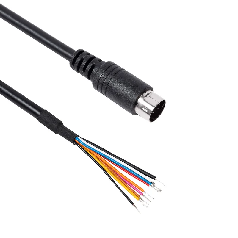10-контактный кабель для передачи данных Mini Din to Bare Wires Yaesu CT-167 для Yaesu FTM-100D/DE/DR FTM-200DE FTM-400D/DE/DR