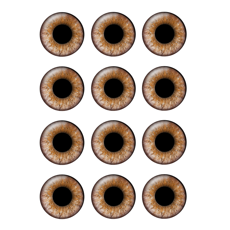 12 ペア/バッグ 14 ミリメートル目チップブライス人形に適した超薄型瞳孔ガラスカボション DIY アクセサリーバルクアイテム卸売 H214