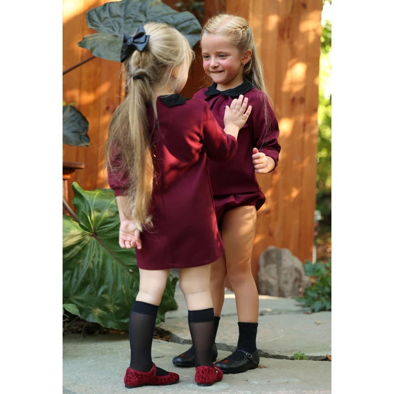 Ali Plus AW25 High Quality Shabbos Wool Collection Dress With Crochet Collar Back in stock Sep 7th