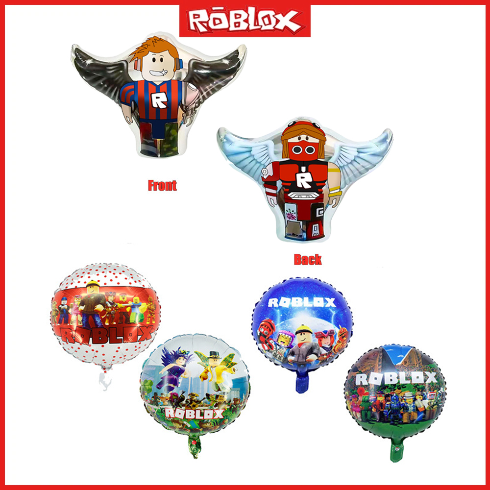 ROBLOX-Juego de globos de aluminio para cumpleaños, suministros de decoración para fiesta de dibujos animados, recuerdo de Baby Shower, regalo, número, globo, juguete para niño diy