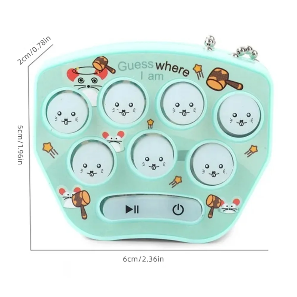 1 PC ของเล่น Whack A Mole เกม Decompression ของเล่นพวงกุญแจ,เด็กง่ายปลายนิ้วของเล่น