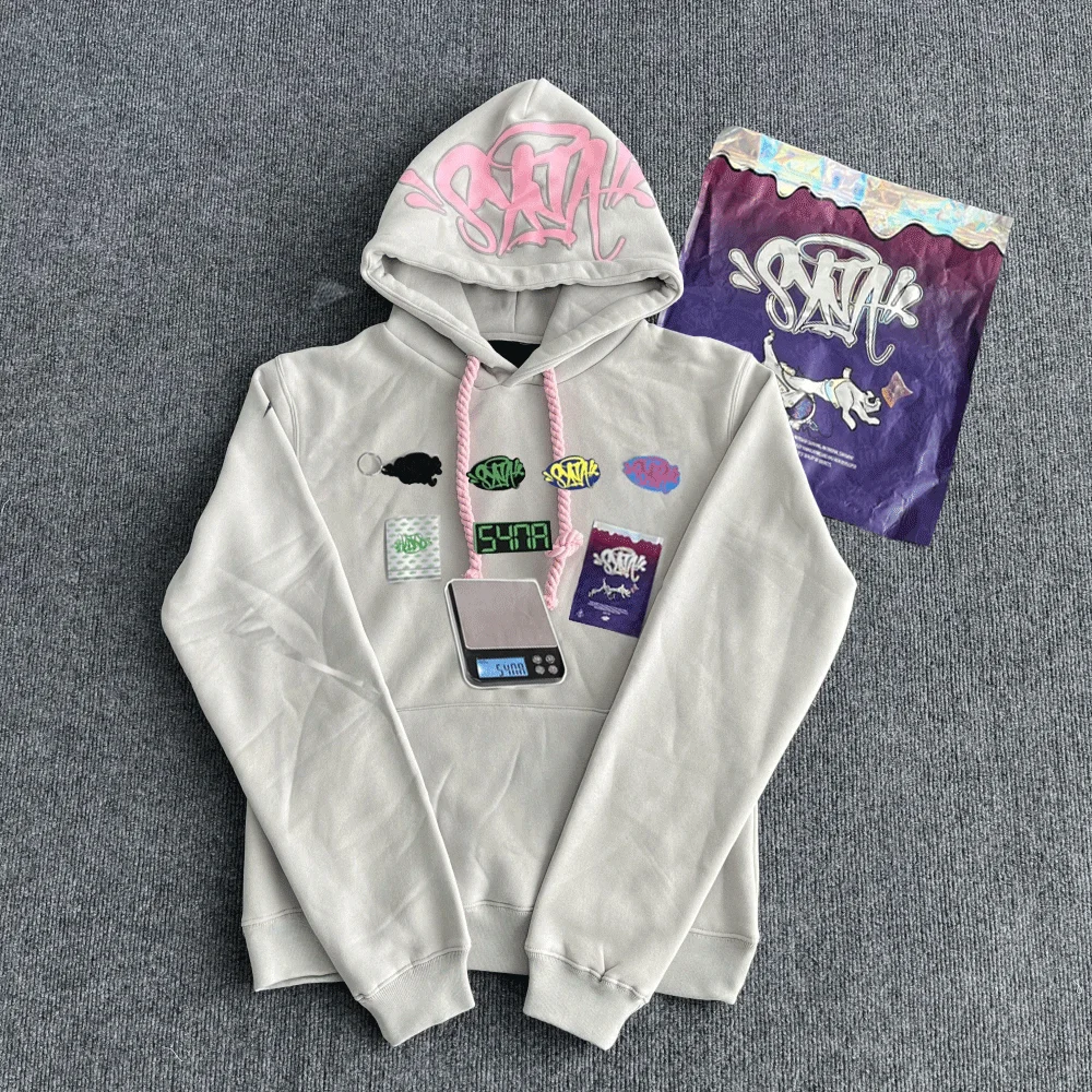 Sy-world Mode Trainingspakken Tops & Lange Broeken Winter Katoen Hip Hop Straat Mannen Vrouwen Casual Sweatshirt Met Capuchon Sportbroeken