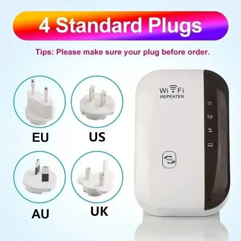 Amplificador de sinal sem fio wifi extensor pequeno panino cozido no vapor repetidor de rede ap banda larga roteador doméstico extensão de amplificação de sinal