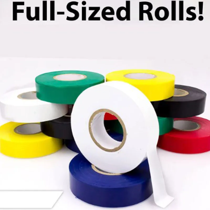 Nastro elettrico colorato resistente alle intemperie per registrazione di sicurezza di manutenzione Cablaggio elettrico interno ed esterno