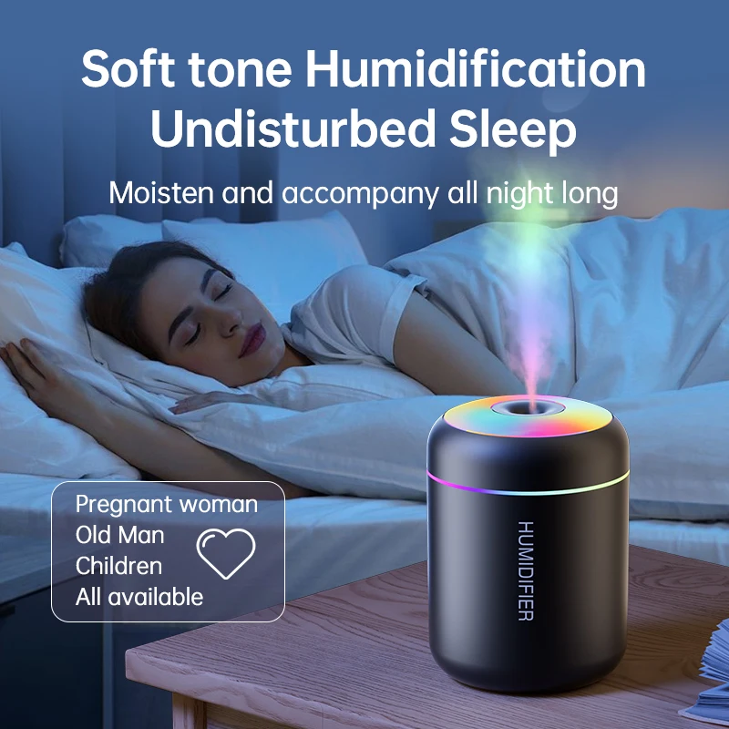 180ML MINI AIR Humidifier USB Aroma Diffuser น้ํามันหอมระเหยเครื่องฟอกอากาศ Aromatherapy Mist Maker สําหรับรถบ้านห้องนอน