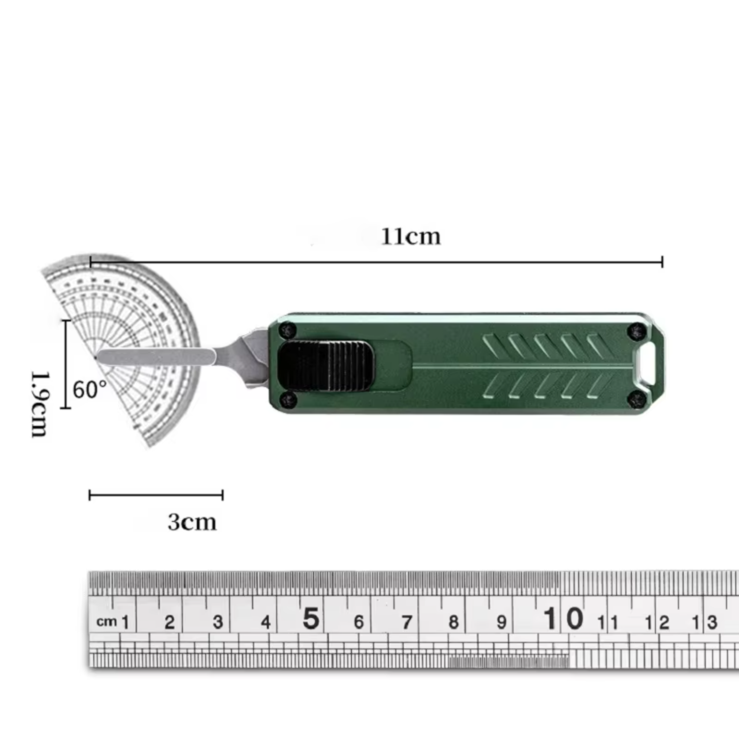 1 шт., EDC Box Cutter, открытая доставка упаковки, открытый мини-корпус, с лезвиями, портативный