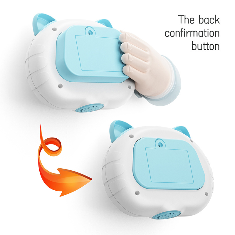 3 cores 1 pçs eletrônico pop rápido empurrar bolhas máquina de jogo criança dos desenhos animados diversão espremendo brinquedos anti estresse sensorial bolha brinquedo presente