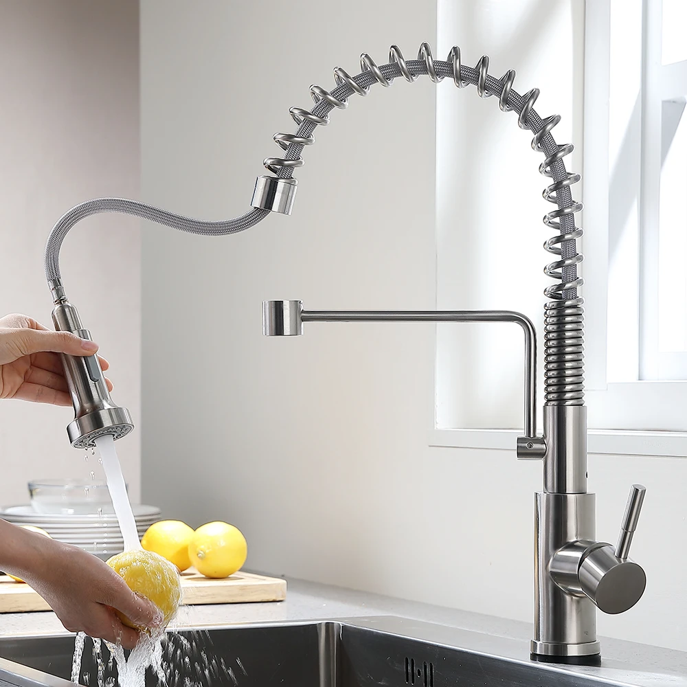 สมาร์ท Touch ก๊อกน้ําห้องครัวเครนสําหรับ Sensor Kitchen Water Tap Sink Mixer หมุน Touch ก๊อกน้ํา Sensor Water Mixer KH-1005