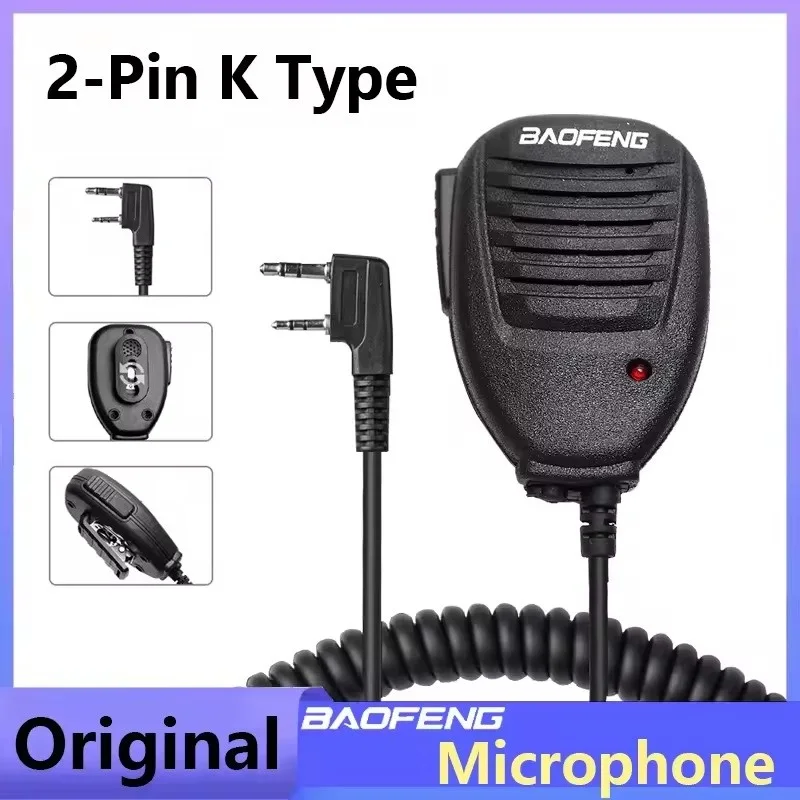 Baofeng Mikrofon Lautsprecher Mic PTT Schulter Für DM-1701 UV-18 Pro UV5RH Ham Radio QuanSheng UV-K5 UV-K6 UV-5RPLUS Walkie Talkie