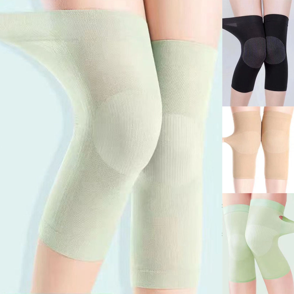 Elastic Leg Cover Protecter Cotton Knee Pads Sport Compression Knee Support Sleeve Summer Air-conditioned Room Warmer Long socks