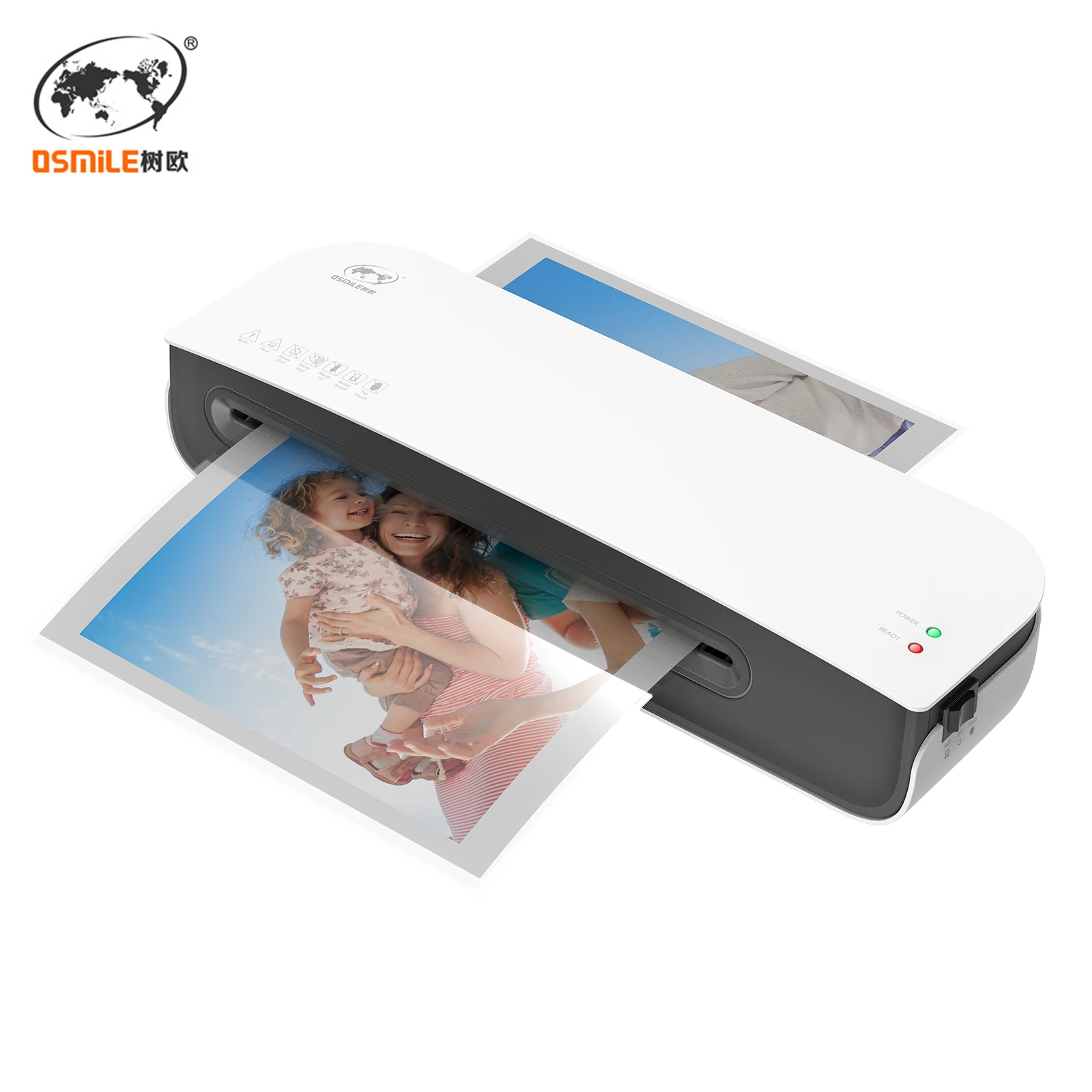OSMILE SL289 Desktop Laminator Machine Set A4-formaat Warme en koude laminering 2 rolsysteem 9 inch maximale breedte voor A4/A5/A6