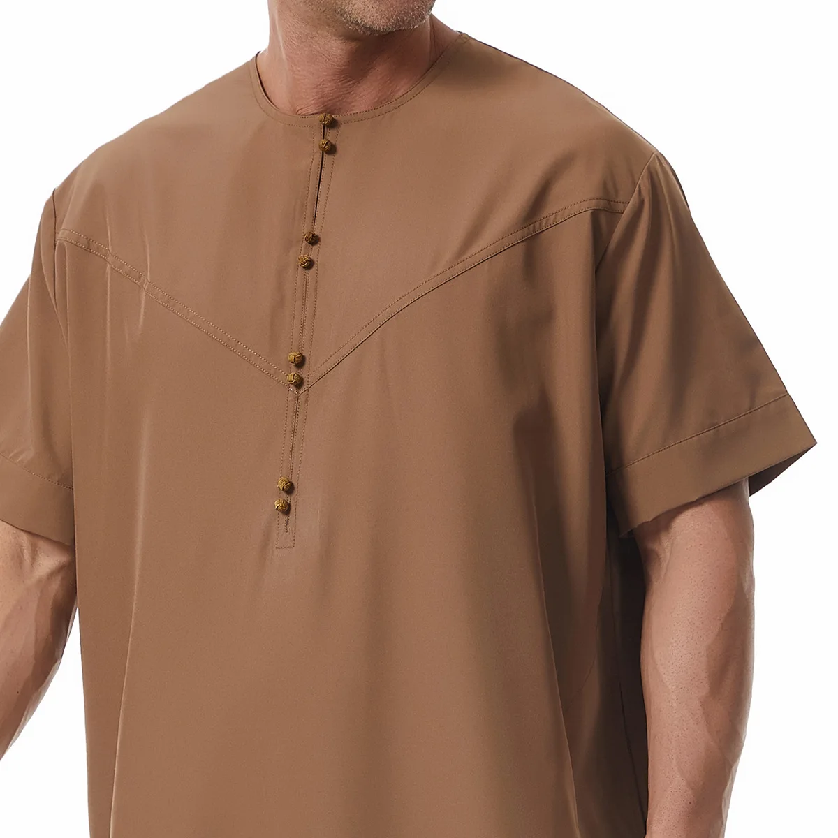 Eid Thobes para Homem Jubba Thobe Dishdasha Homens Thawb Thoub Muçulmano Islam Abaya Daffah Robe Vestido Árabe Saudita Dubai Kaftan Djellaba