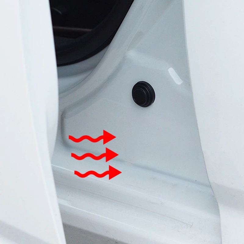10 pçs porta do carro anti-colisão almofadas de silicone amortecedor junta anti-choque proteção à prova de som silencioso buffer adesivos