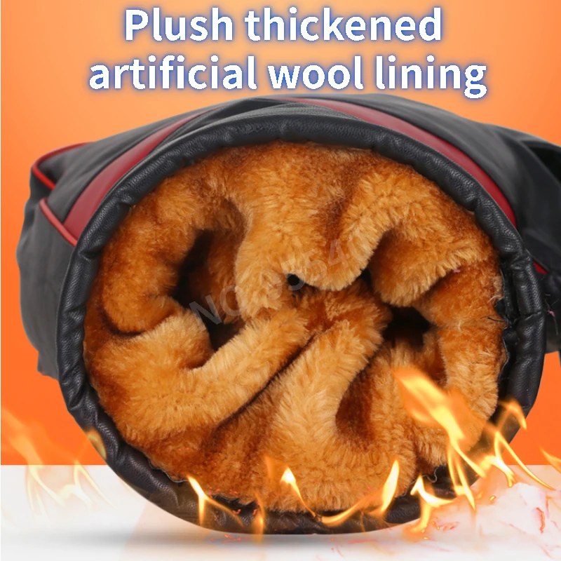 Motorrad-Lenkerabdeckung, Winter, warmer Griff, Windschutzscheiben-Handschuhe, wasserdicht, für Motorrad, Roller