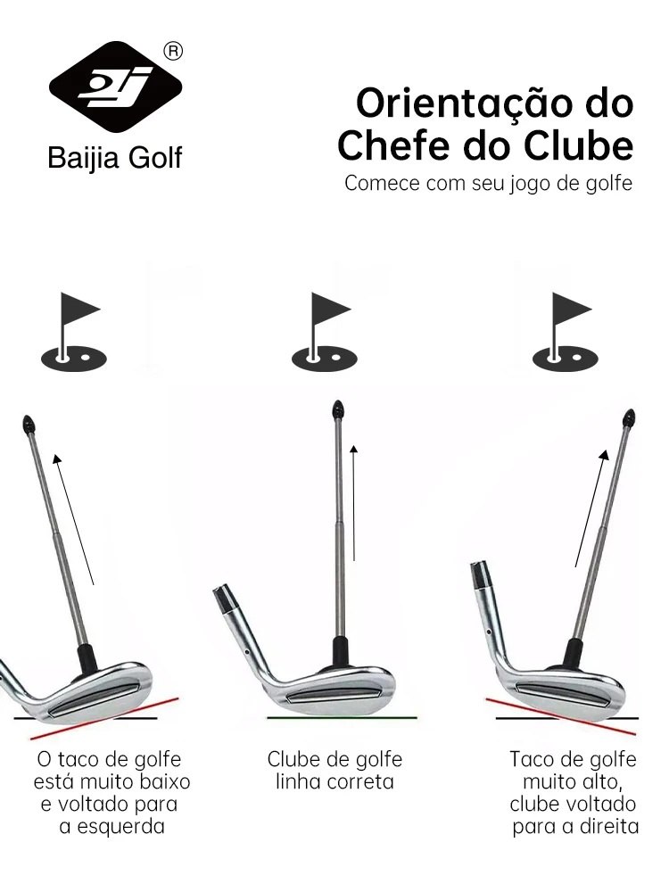 Ferramenta de ajuste de ângulo de mentira para taco de golfe, cortador magnético de direção, vara de iluminação para tacos de golfe, melhora o treinamento de habilidade de jogo