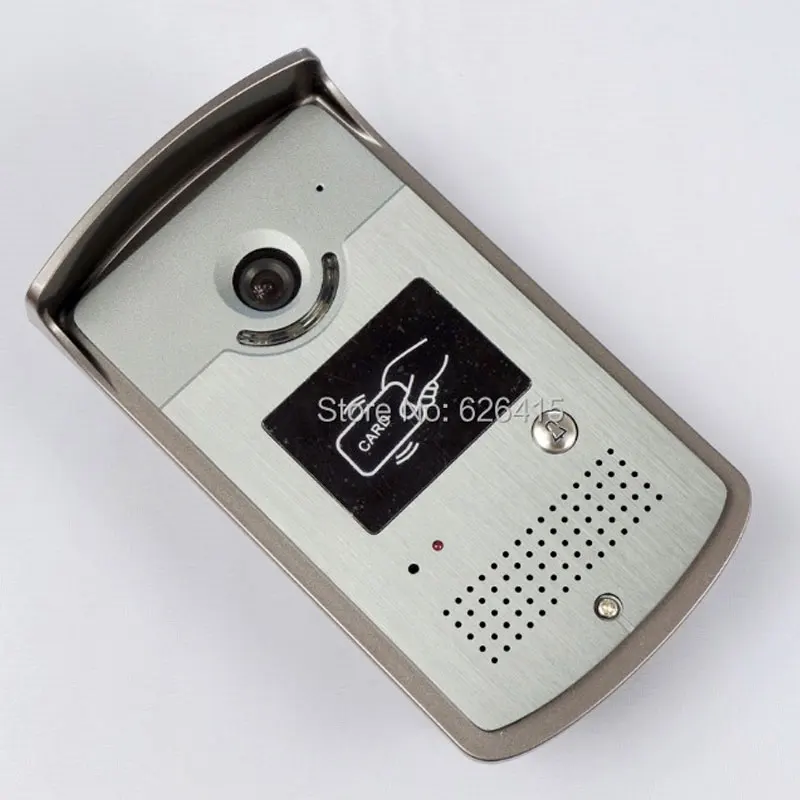 Video-intercom deurtelefoonsysteem 1 RFID-kaartlezer HD deurbelcamera op voorraad groothandel