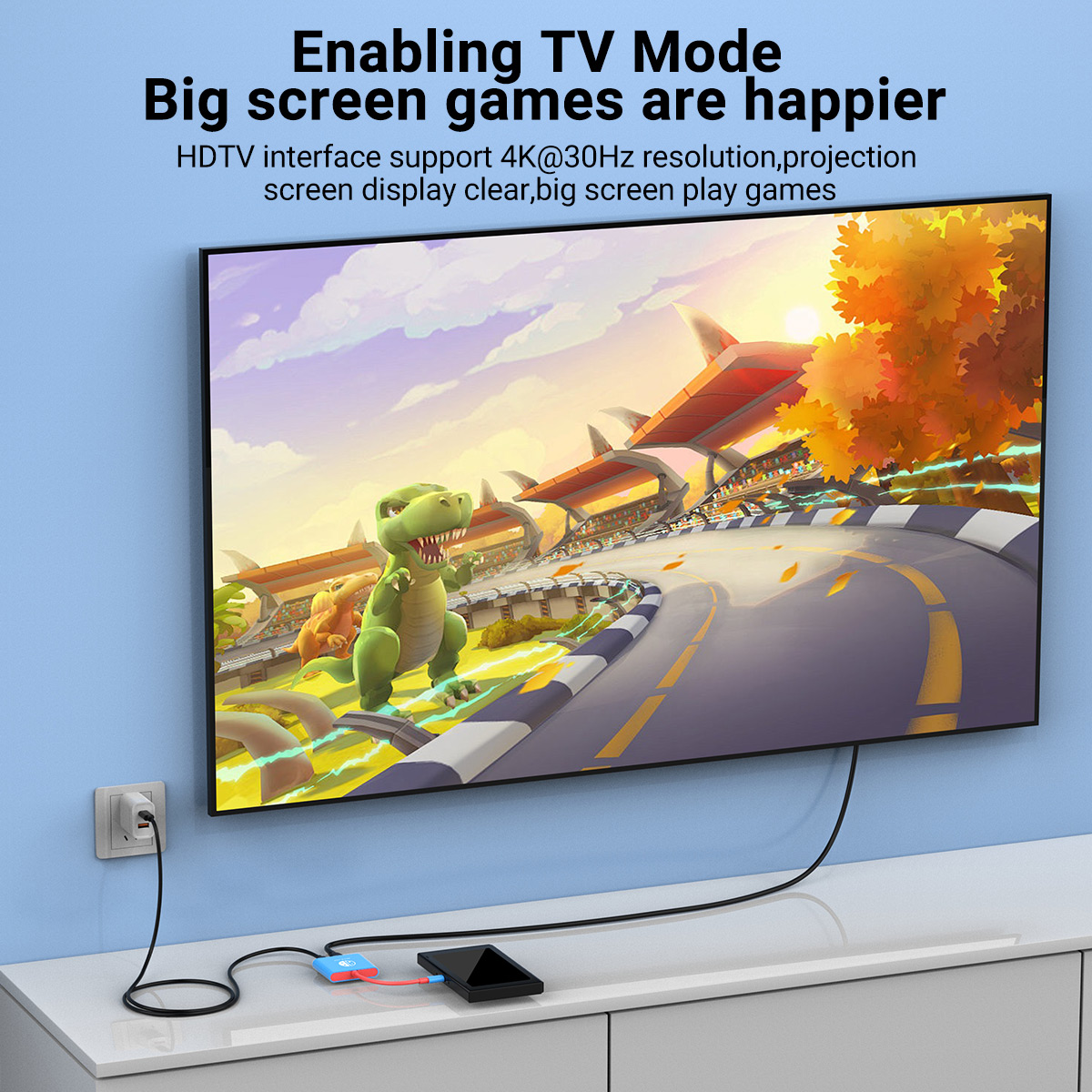 3 In 1 USB C HUB Type C to HDMI 4K with PD 100W Fast Charging USB 3.0 Docking Station for Switch MacBook Laptop Computer Phone