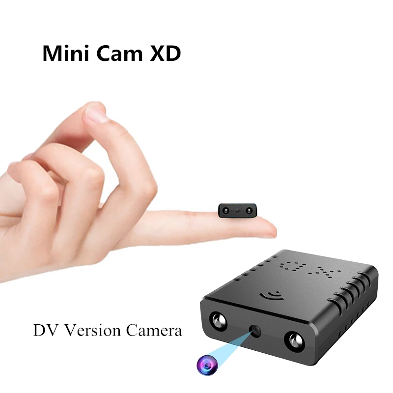 WiFi XD videocámara inalámbrica inteligente HD 1080P Mini cámara Ip más pequeña Mini videocámara deportiva Micro cámara compatible con tarjeta TF máxima de 256GB