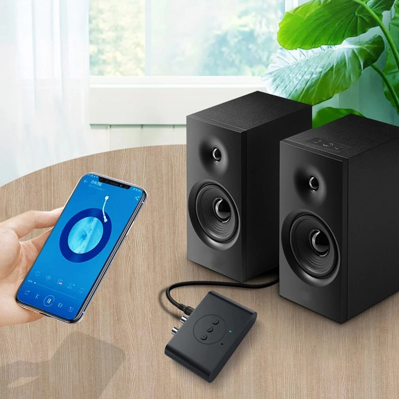 Bluetooth 5.3 Audio Receiver NFC U Disk RCA 3.5mm AUX USB Stereo Music Wireless Adapter With Mic For Car Kit Speaker Amplifier