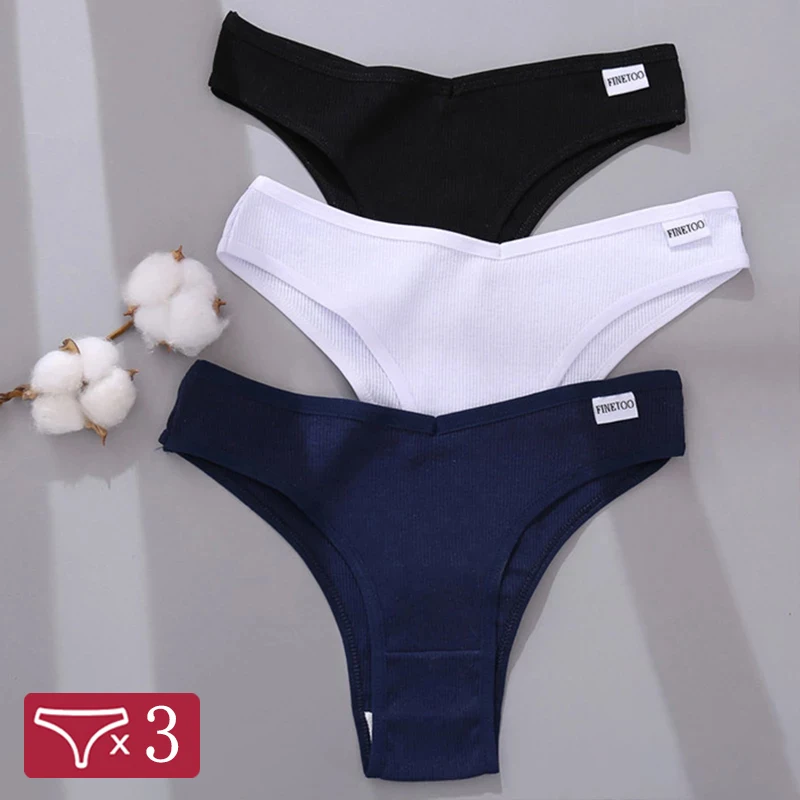 3 Cái/bộ Cotton Nữ Quần Đùi Gợi Cảm Thấp Lên Quần Lót Nữ Không Đường May Quần Lót Thoáng Khí Quần Lót Bé Gái M-XL Dùng Thân Thiết Quần Lót