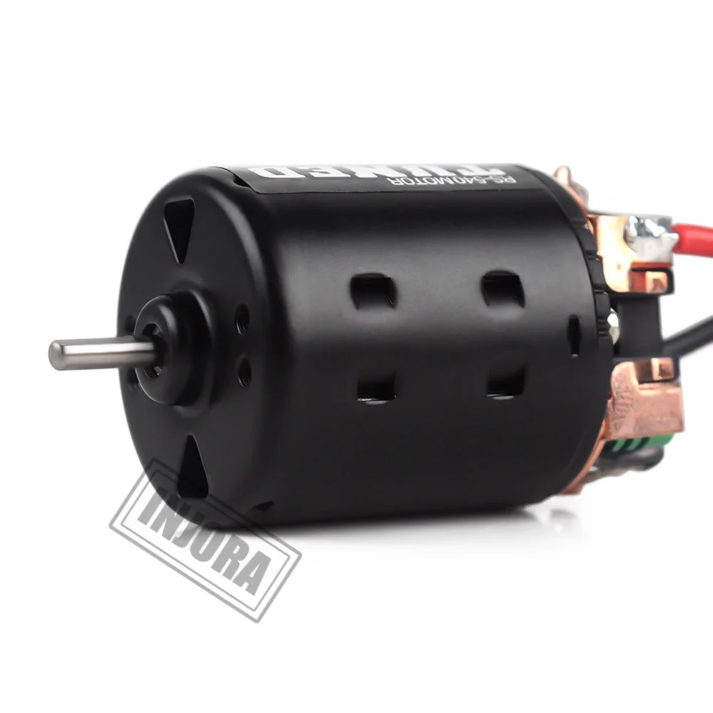INJORA 540 Chải Xe Máy Chống Nước 13T 21T 35T 45T 55T 80T Cho 1:10 RC xe Bánh Xích Trục SCX10 AXI03007 90046 Redcat Gen8