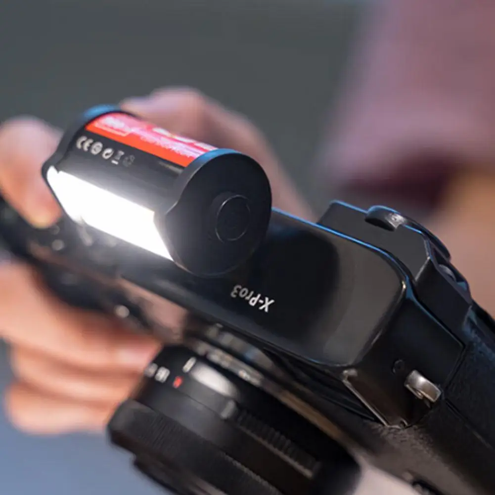 Mini Magnetic Flash With Cold Shoe Mount For Shooting Fill Light Night Scene USB Rechargeable 3W Portable Camera Flash